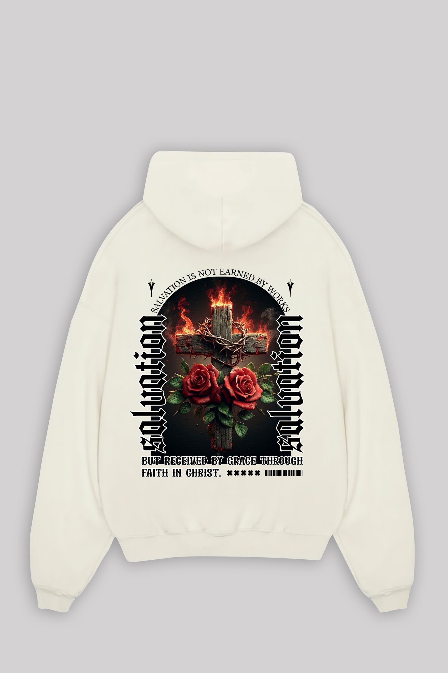 SALVATION- CROSS OVERSIZED HOODIE