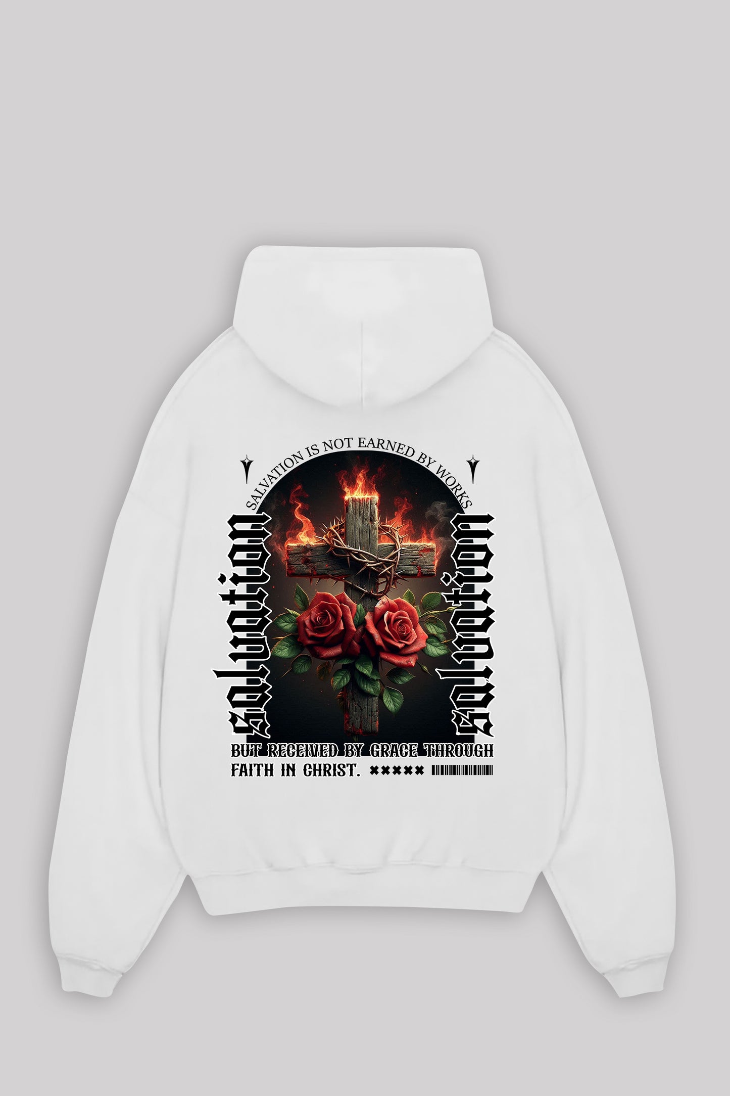SALVATION- CROSS OVERSIZED HOODIE