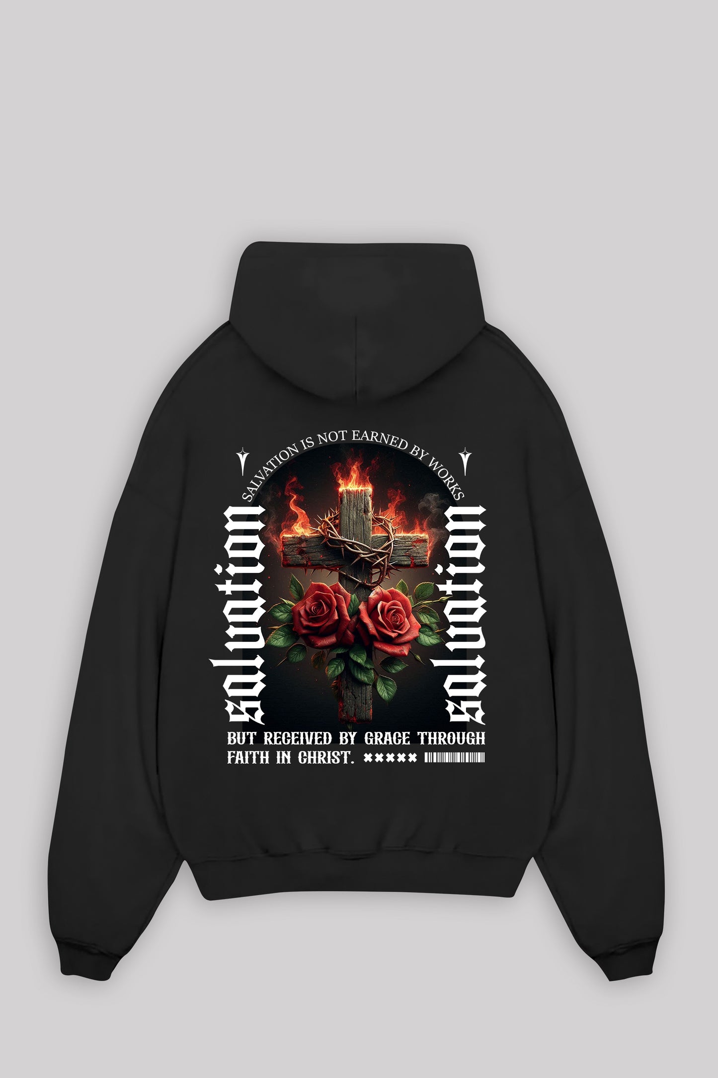 SALVATION- CROSS OVERSIZED HOODIE
