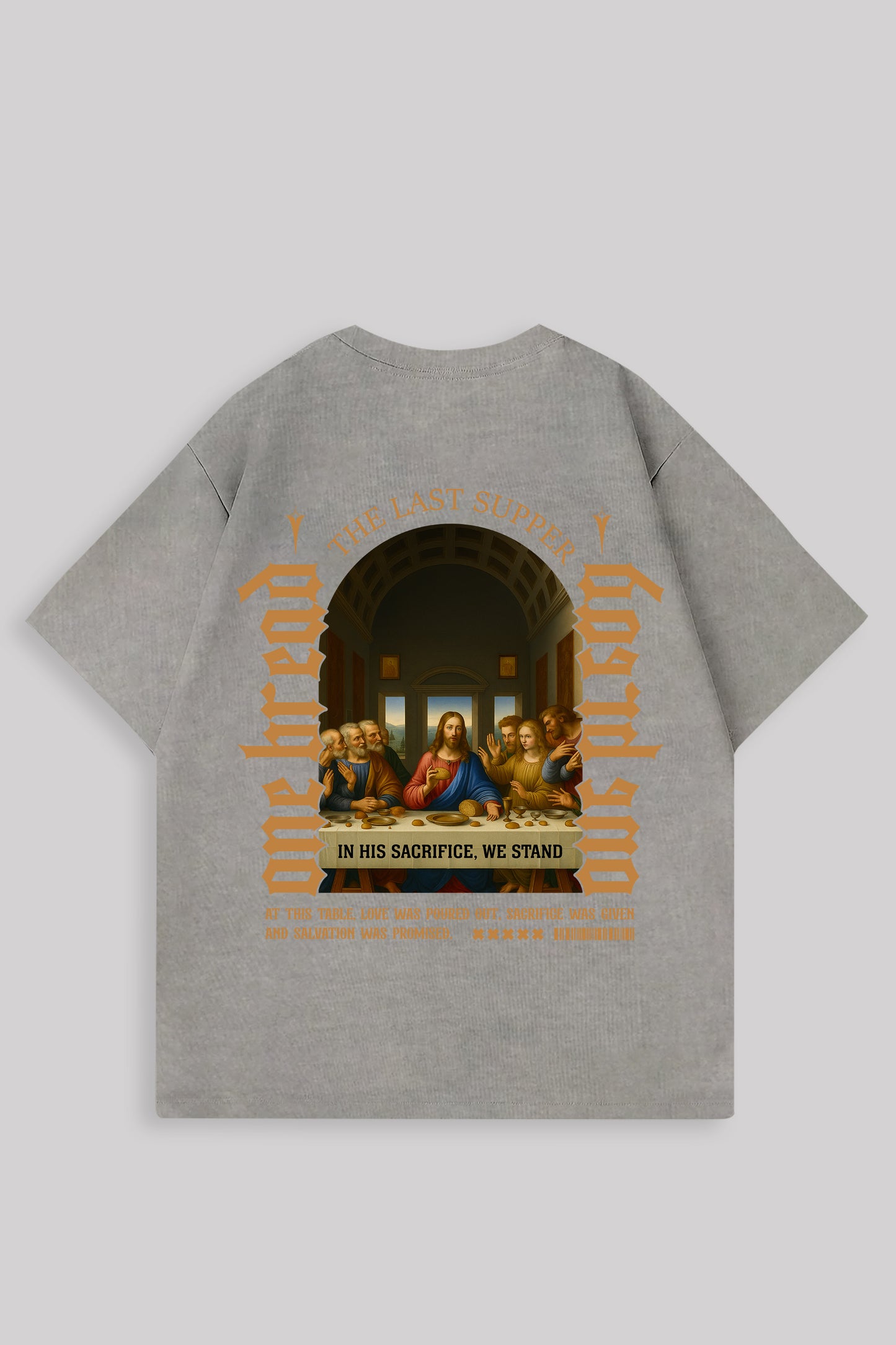 THE LAST SUPPER WASHED OVERSIZED SHIRT