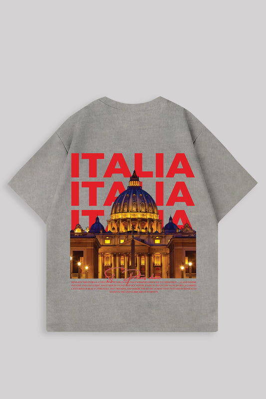 ITALIA WASHED OVERSIZED SHIRT