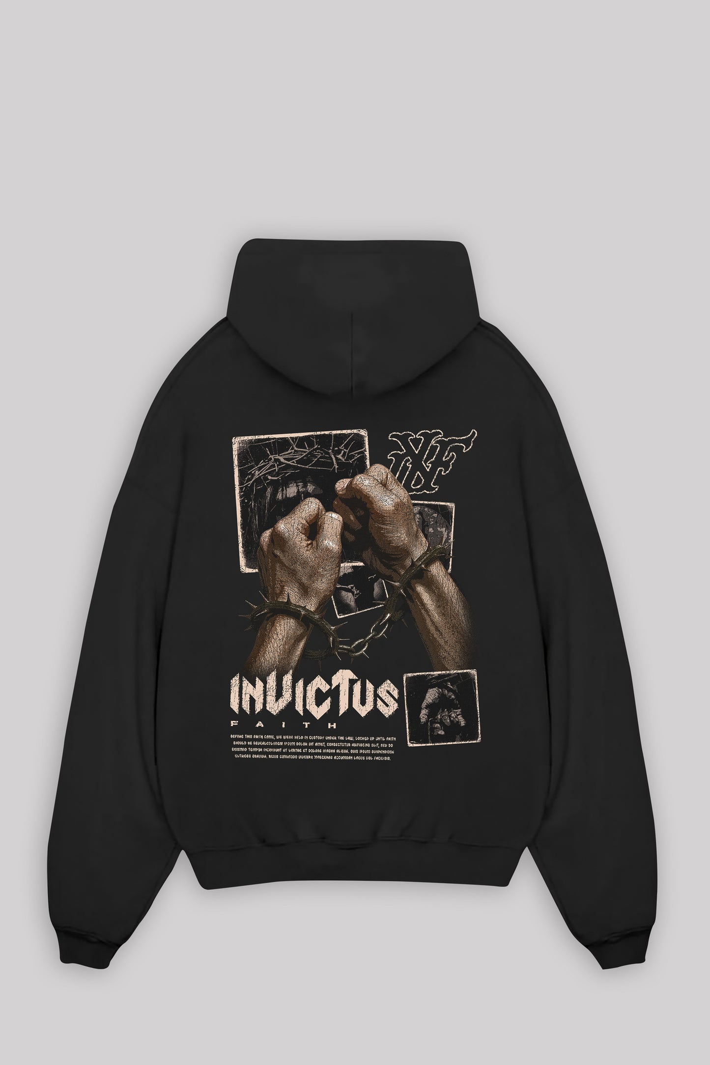 INVICTUS CHAINS OVERSIZED HOODIE