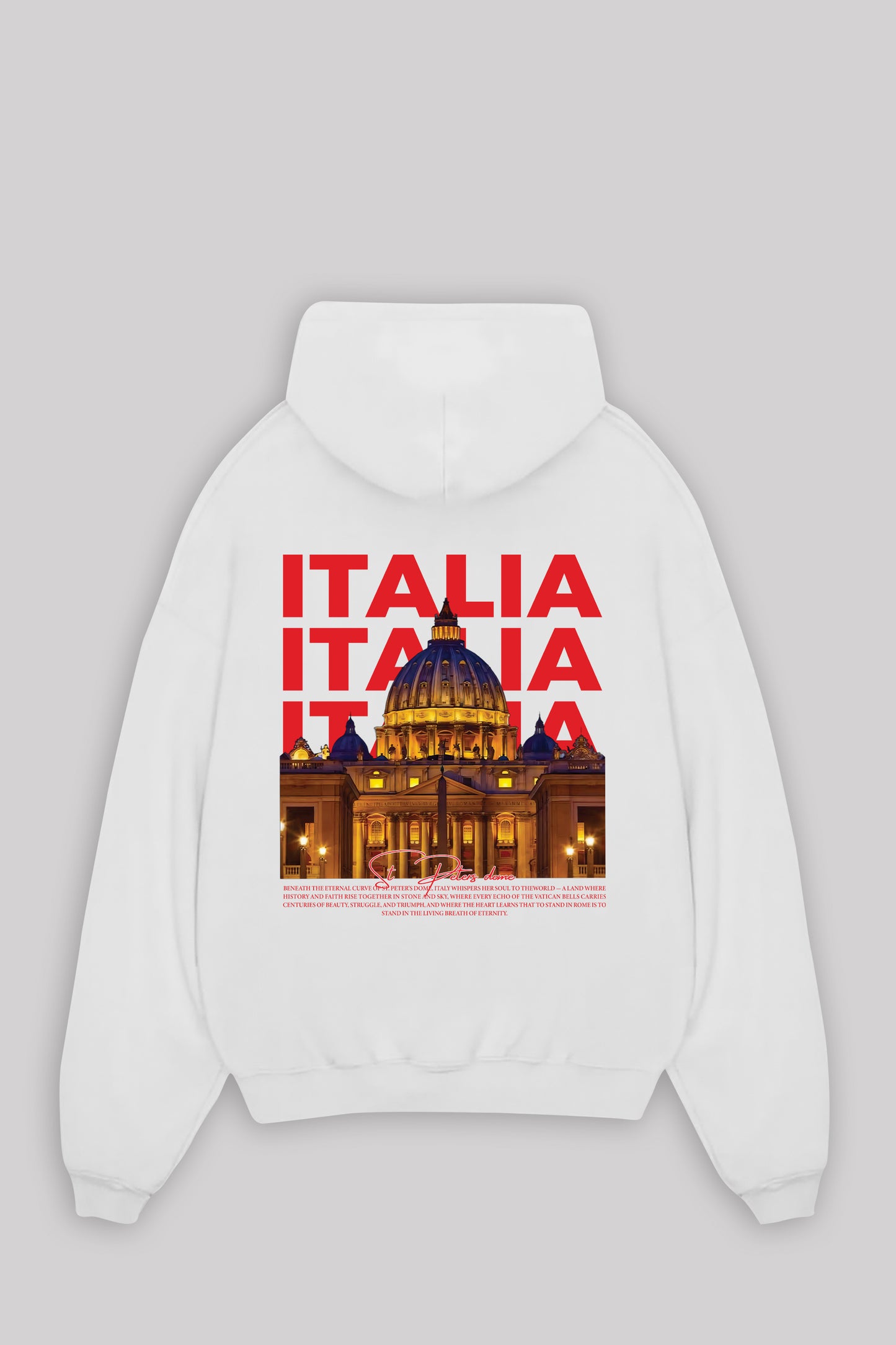 ITALIA OVERSIZED HOODIE