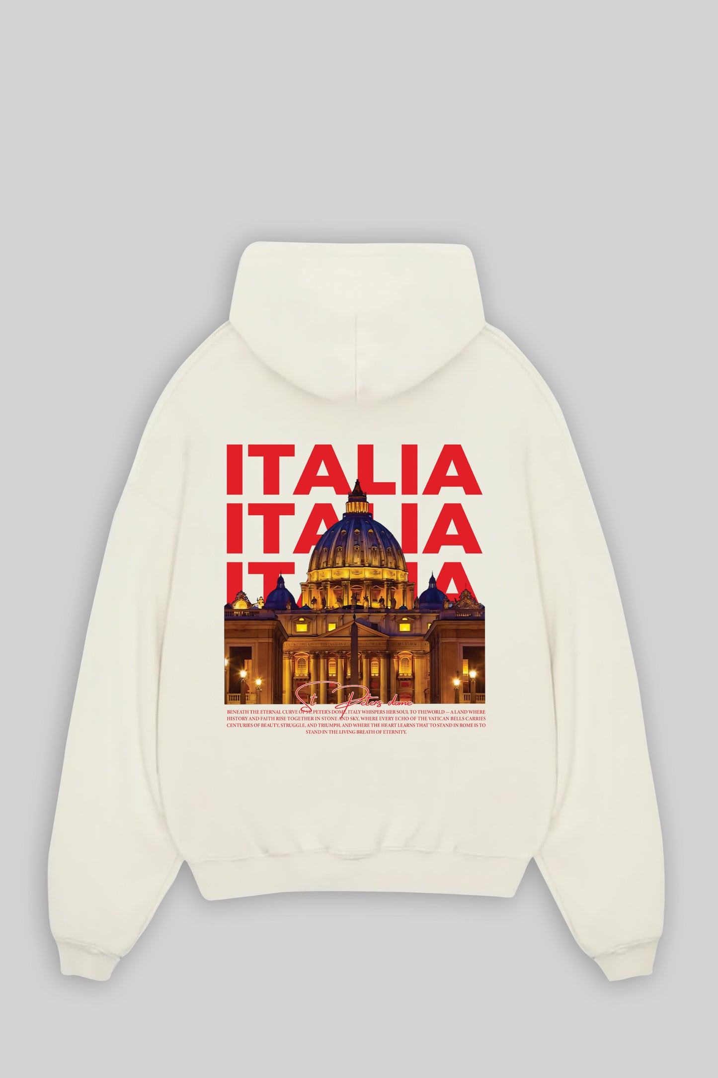 ITALIA OVERSIZED HOODIE