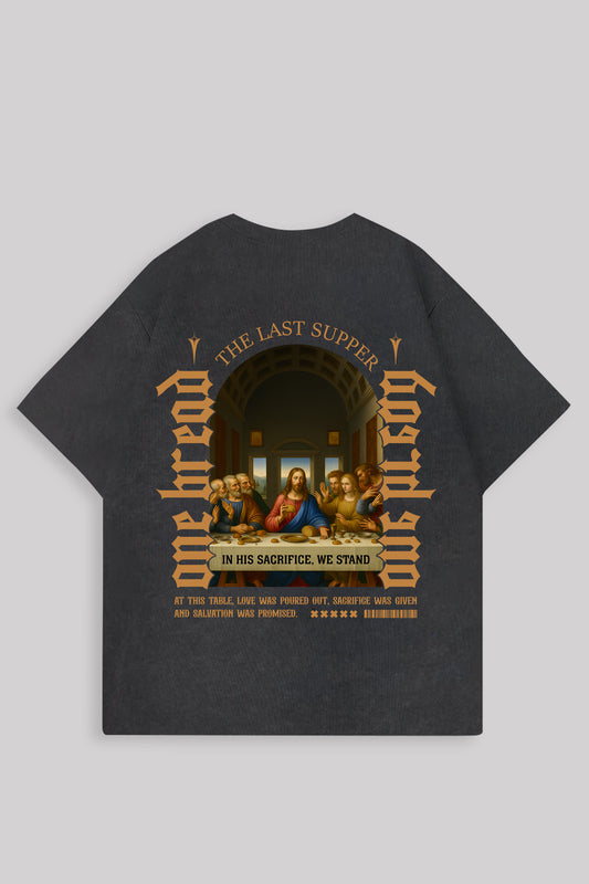 THE LAST SUPPER WASHED OVERSIZED SHIRT