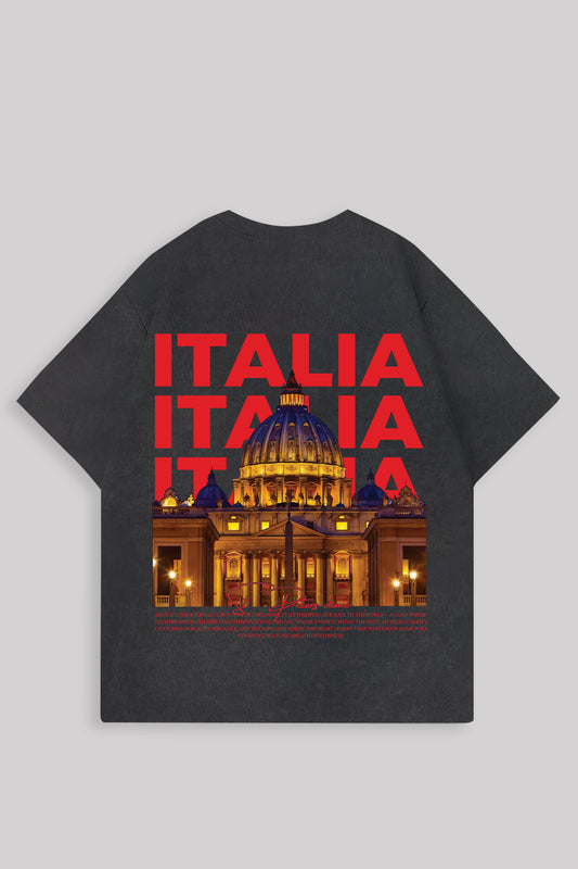 ITALIA WASHED OVERSIZED SHIRT